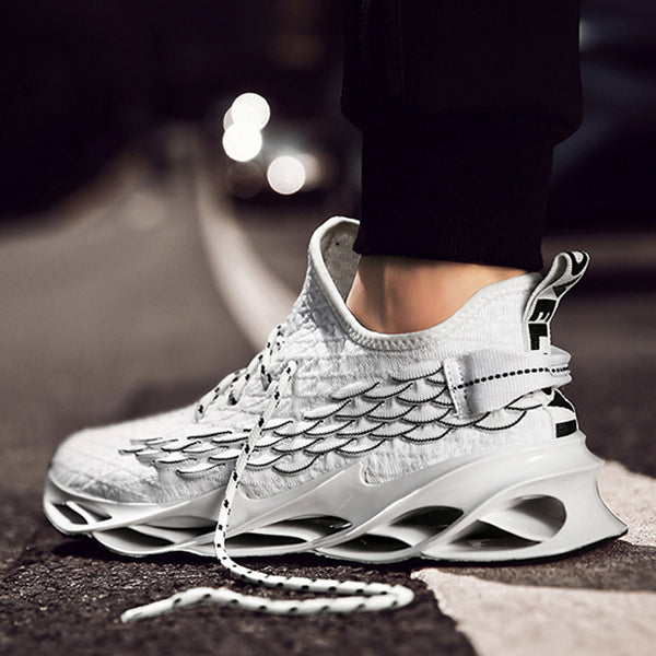 Fish Scale Hip Pop Sneakers