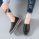 Women Leather Creepers Flats