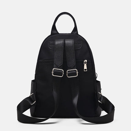Women Solid Casual Daily School Oxford Backpack
