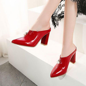 Women Pumps Daily Chunky Heel Slippers