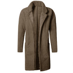 Double Side Wearable Thicken Fur Warm Wool Blend Coat