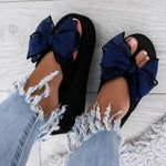 Casual Thick Non-slip Bow Slippers