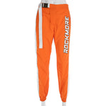 Women Orange Side Sweatpants