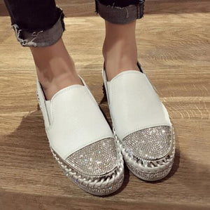 Women Leather Creepers Flats