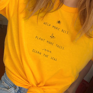Help More Bees T Shirt