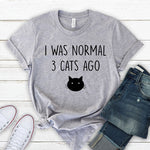 Funny Cat Lover Shirt Cotton Loose Tshirt