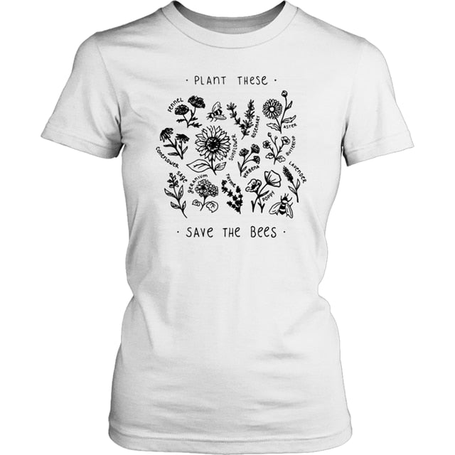 Women Plant  Floral T Shirt