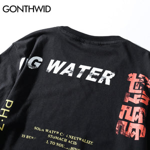 Soda Water Ripped Printed T Shirts