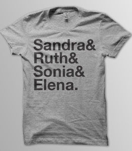 Sandra Ruth Sonia Elena Name List T-shirt