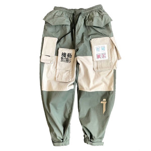 Pockets  Letter Embroidery  Cargo Pants