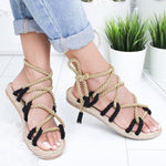 Fashion Summer Shoes Woman Flat Sandals