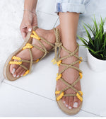 Fashion Summer Shoes Woman Flat Sandals