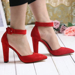 Fashion  Party Wedding Super Square Pointed Toe  High Heel