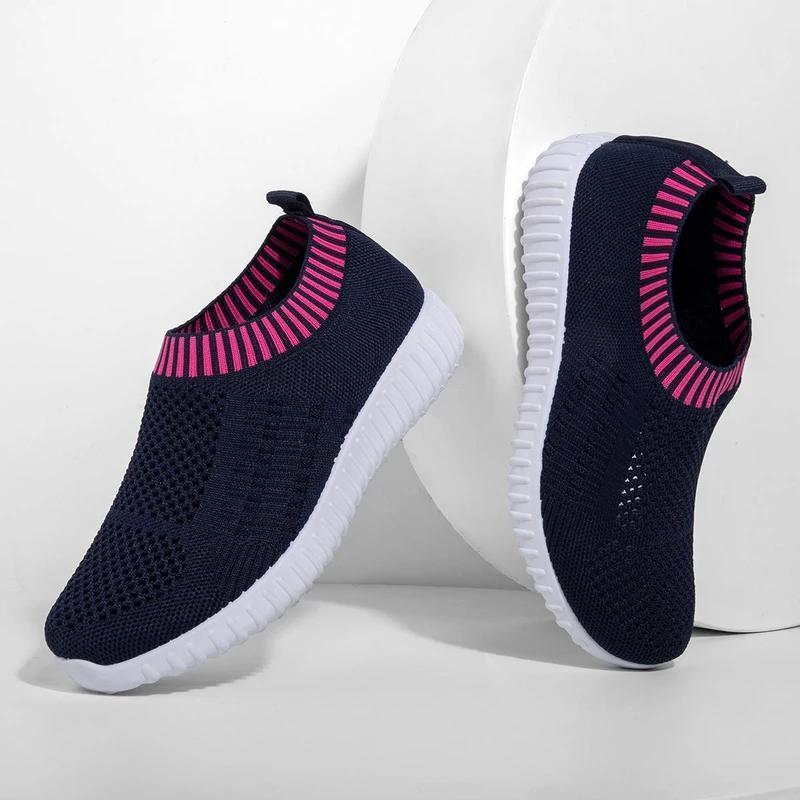 Women's Plus Size Outdoor Sports Breathable Soft Casual Shoes